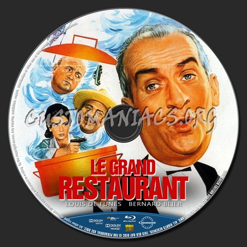 Le Grand Restaurant blu-ray label