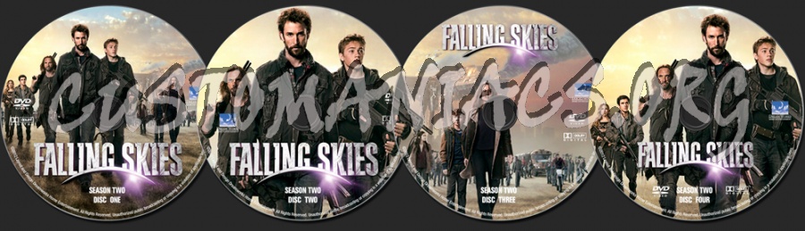 Falling Skies Season 2 dvd label