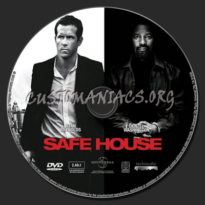 Safe House dvd label