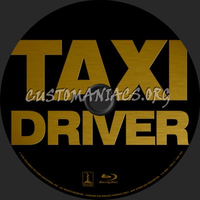 Taxi Driver blu-ray label