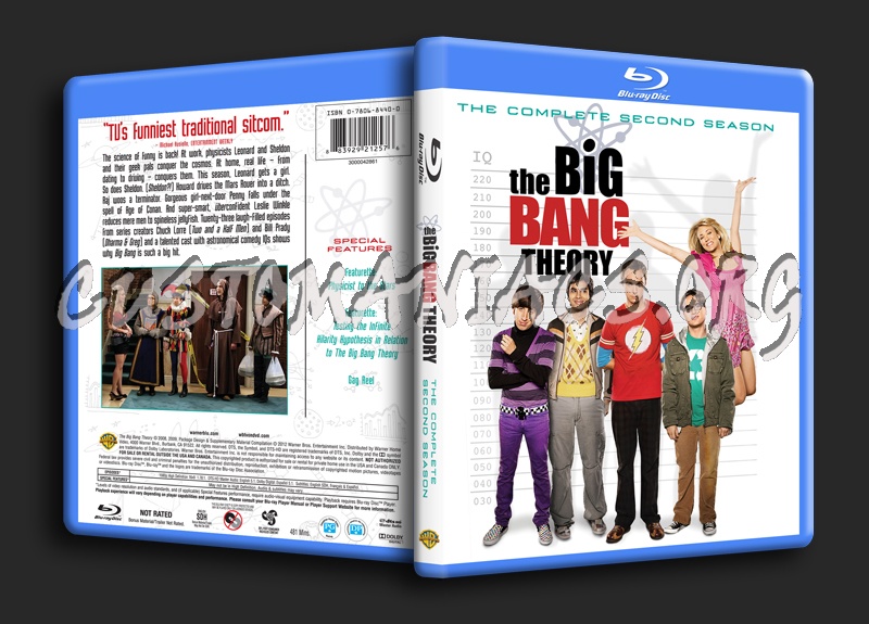 The Big Bang Theory Season 2 blu-ray cover