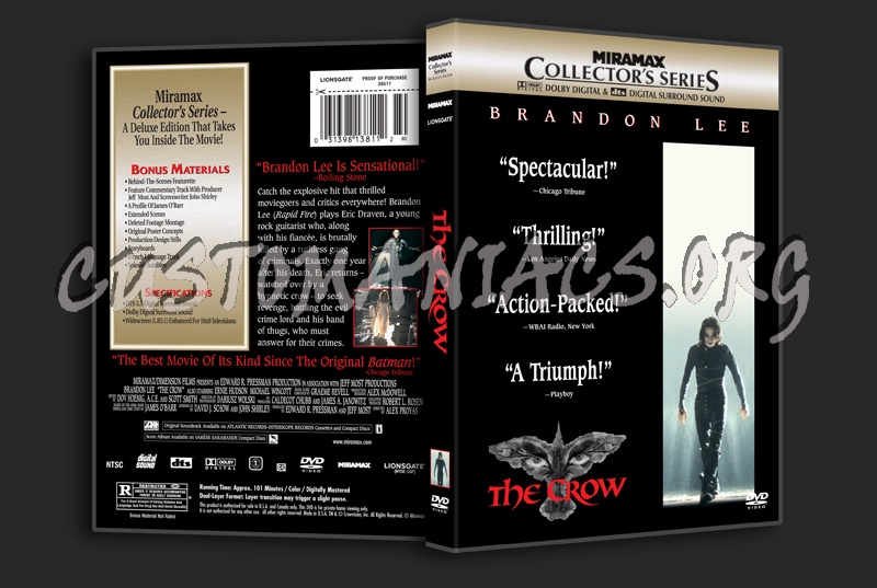 The Crow dvd cover