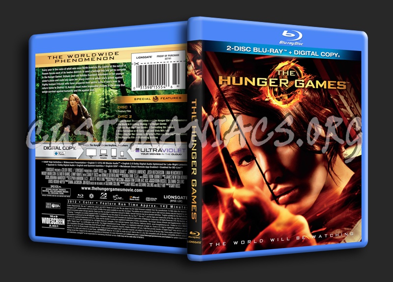 The Hunger Games blu-ray cover