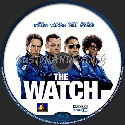 The Watch blu-ray label