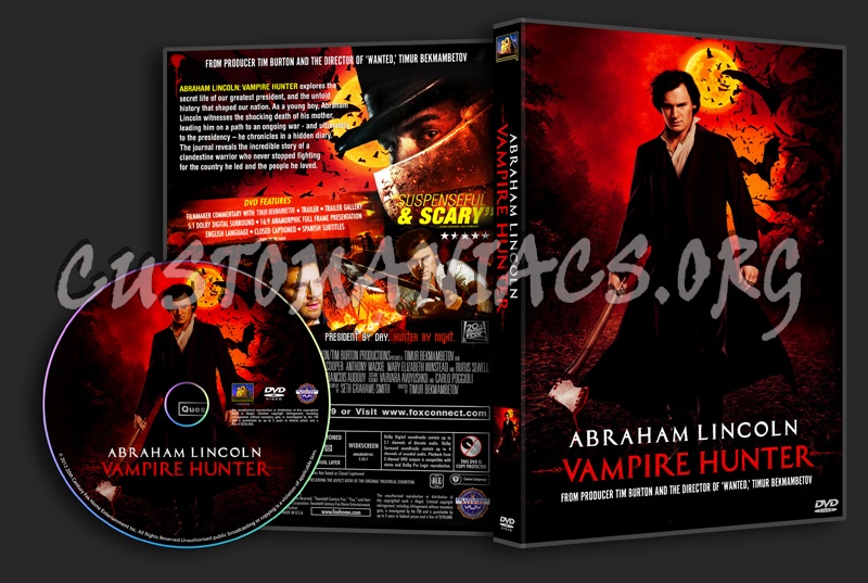 Abraham Lincoln: Vampire Hunter dvd cover