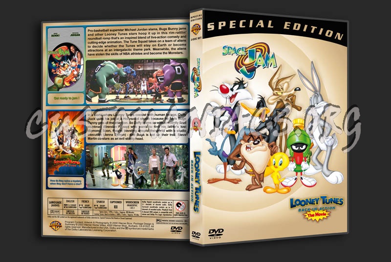 Space Jam / Looney Tunes: Back in Action Double dvd cover