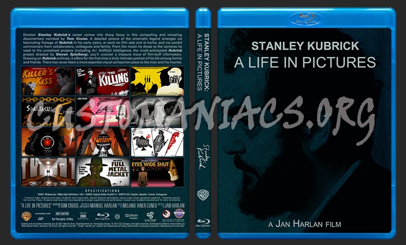 Stanley Kubrick: A Life In Pictures blu-ray cover