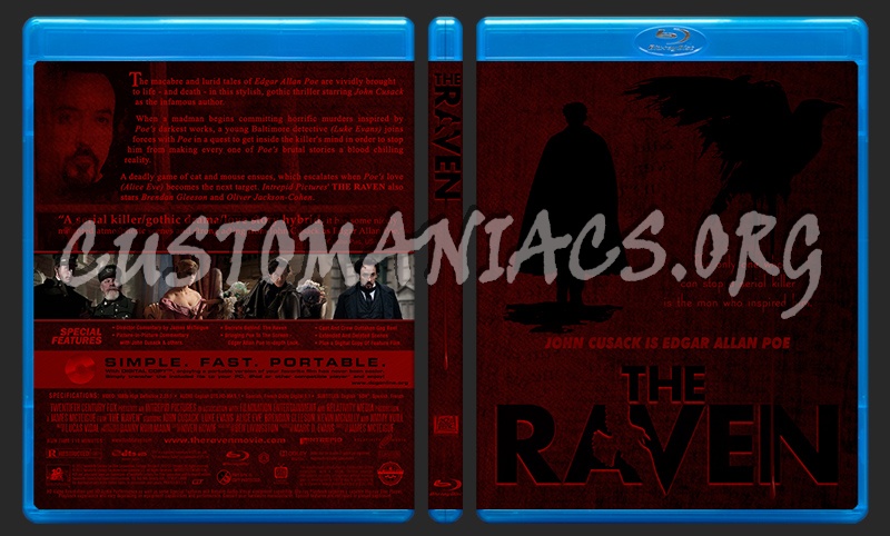 The Raven blu-ray cover