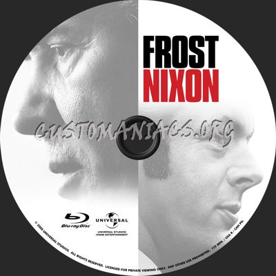 Frost / Nixon blu-ray label