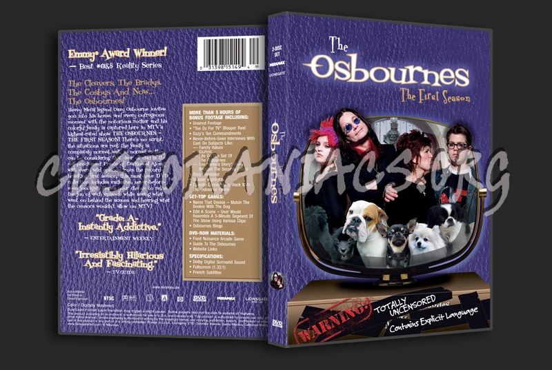 The Osbournes Season 1 dvd cover