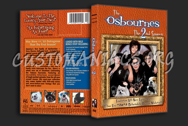 The Osbournes Season 2 dvd cover