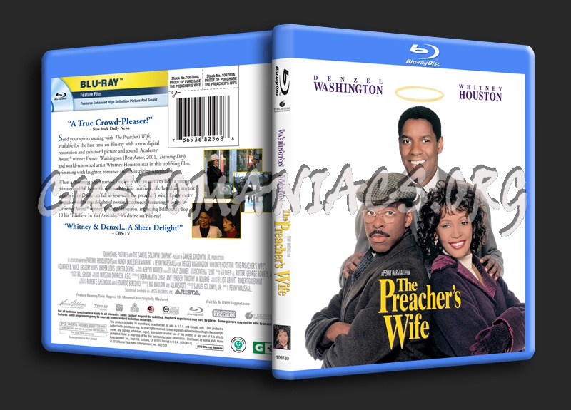 The Preacher's Wife blu-ray cover