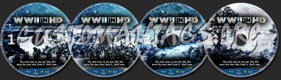 World War II In HD blu-ray label