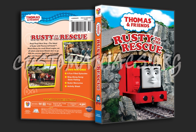 Thomas & Friends: Rusty to the Rescue dvd cover