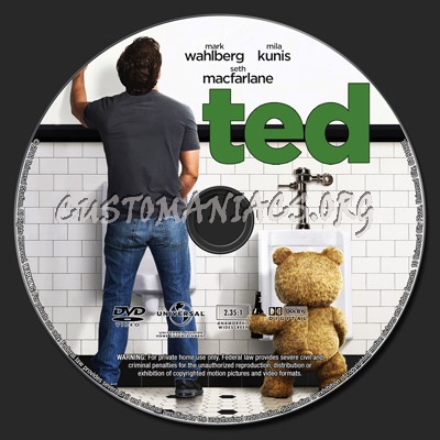 Ted dvd label