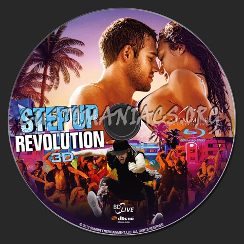 Step up 4 Revolution - 3D blu-ray label