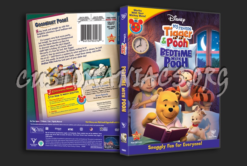 Tigger & Pooh Bedtime With Pooh dvd cover