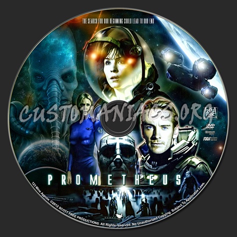 Prometheus dvd label