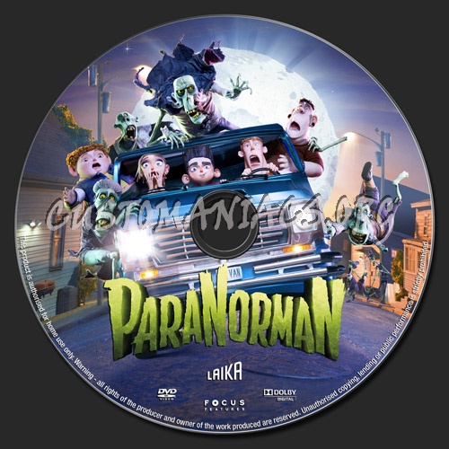 Paranorman dvd label