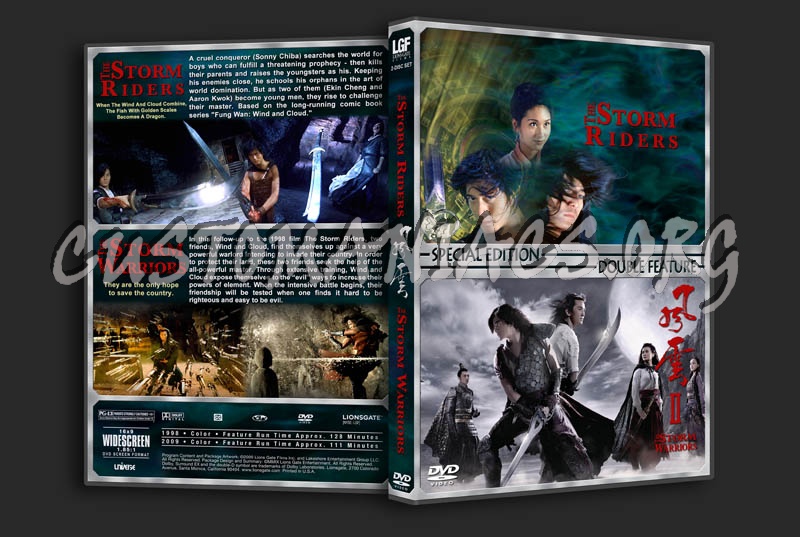 The Storm Riders / The Storm Warriors Double dvd cover