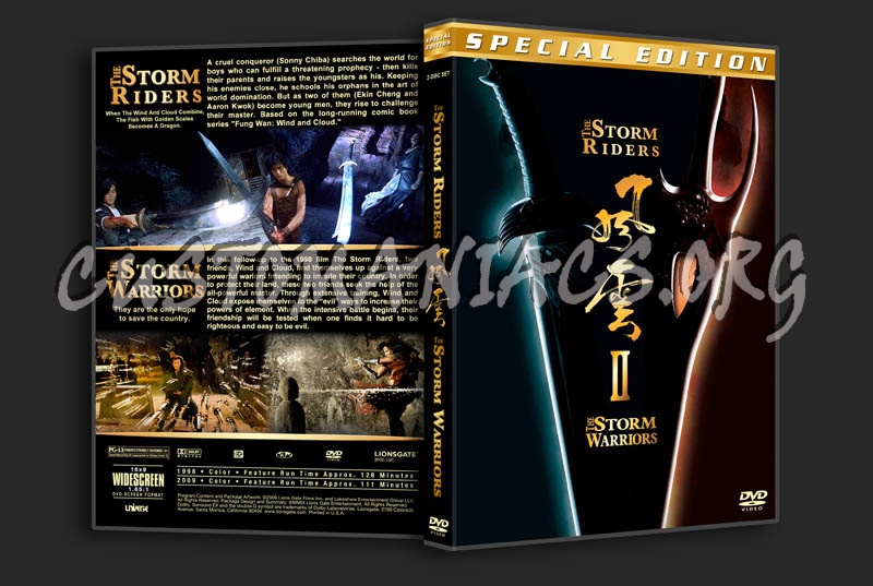 The Storm Riders / The Storm Warriors Double dvd cover