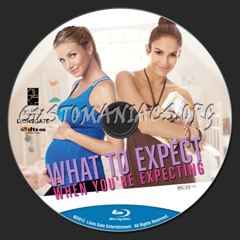 What to Expect When You're Expecting blu-ray label