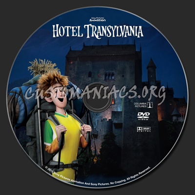 Hotel Transylvania dvd label