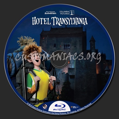 Hotel Transylvania blu-ray label