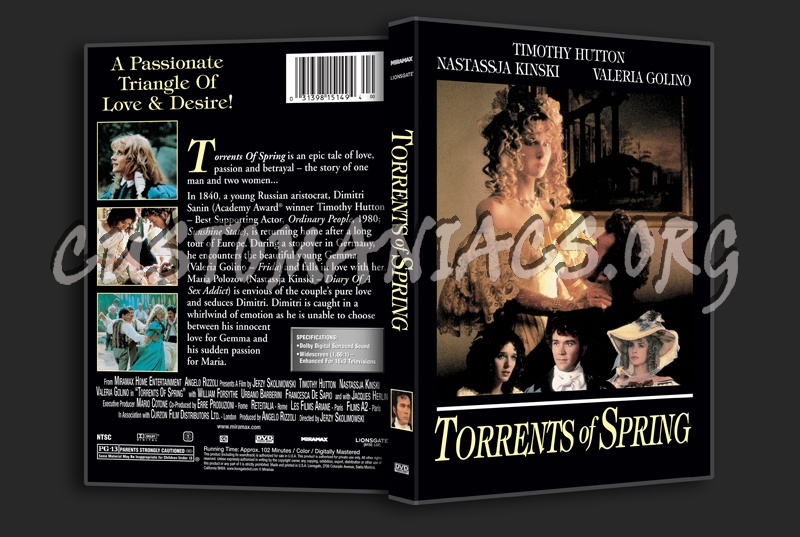 Torrents of Spring dvd cover