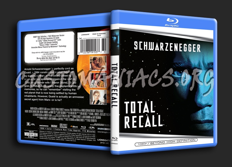 Total Recall blu-ray cover
