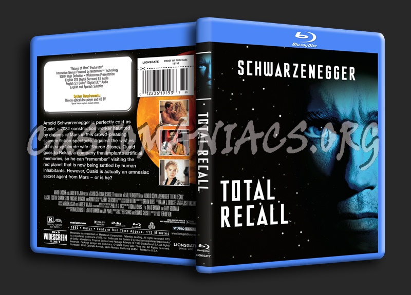 Total Recall blu-ray cover