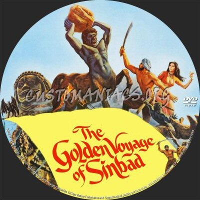 Golden Voyage of Sinbad, The dvd label