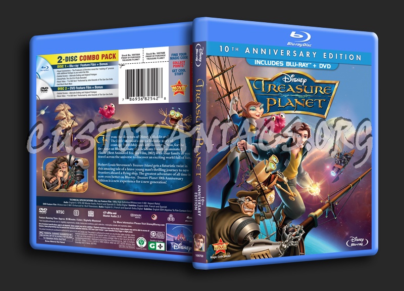 Treasure Planet blu-ray cover