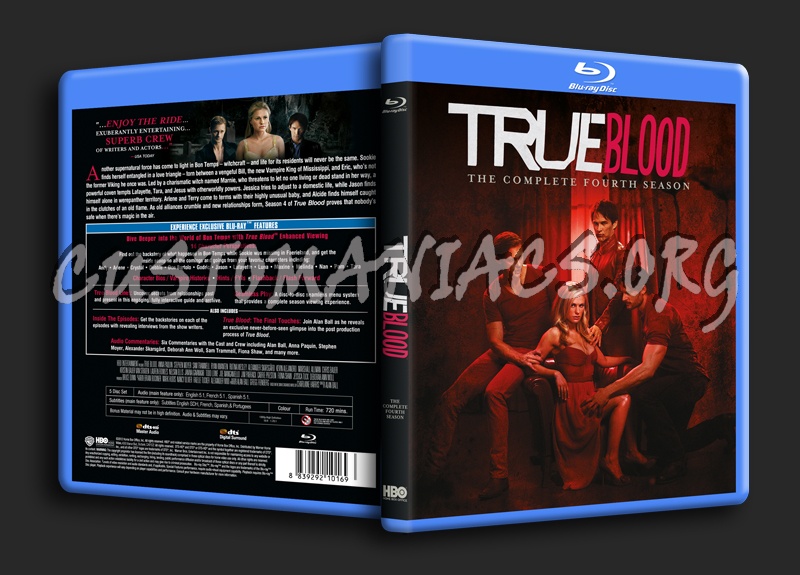 True Blood Season 4 blu-ray cover