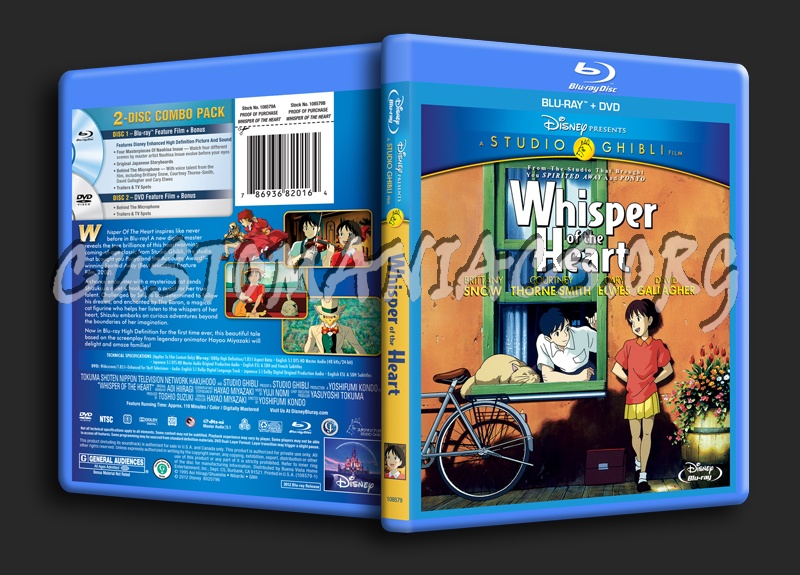 Whisper of the Heart blu-ray cover