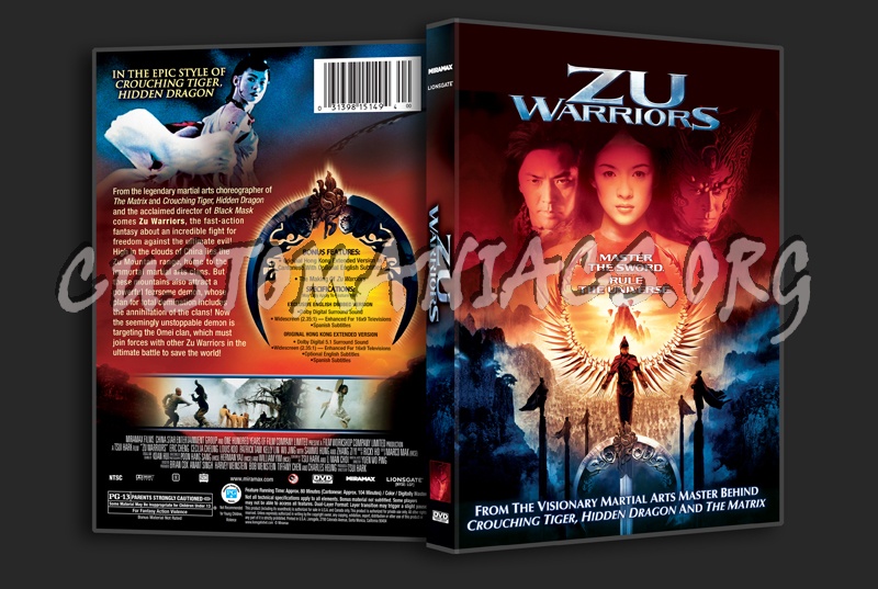 Zu Warriors dvd cover