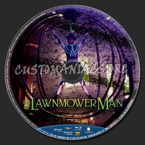 The Lawnmower Man blu-ray label