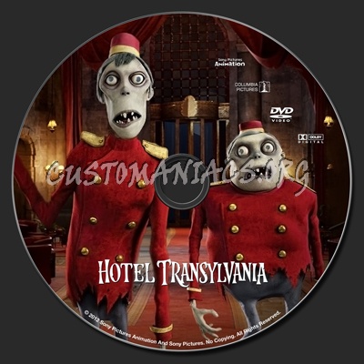 Hotel Transylvania dvd label