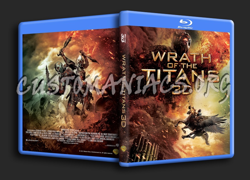 Wrath of the Titans 3D blu-ray cover