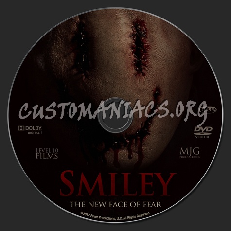 Smiley dvd label