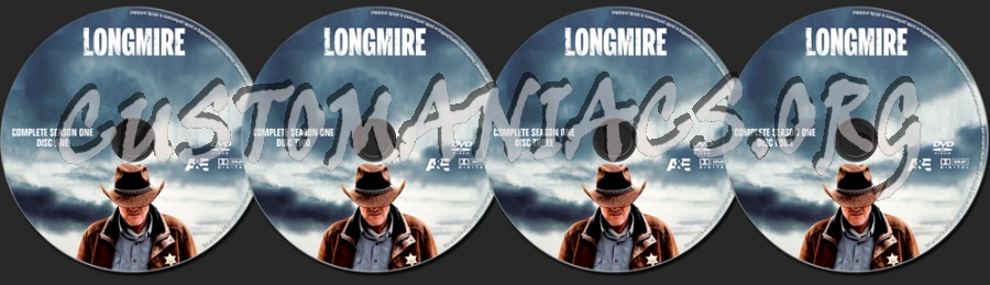 Longmire Season One dvd label