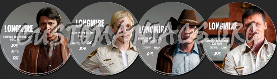 Longmire Season One dvd label