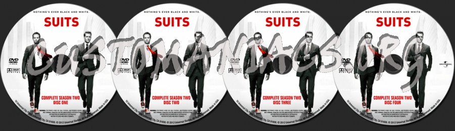 Suits Season 2 dvd label