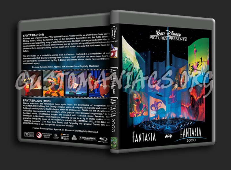 Fantasia Double Feature blu-ray cover