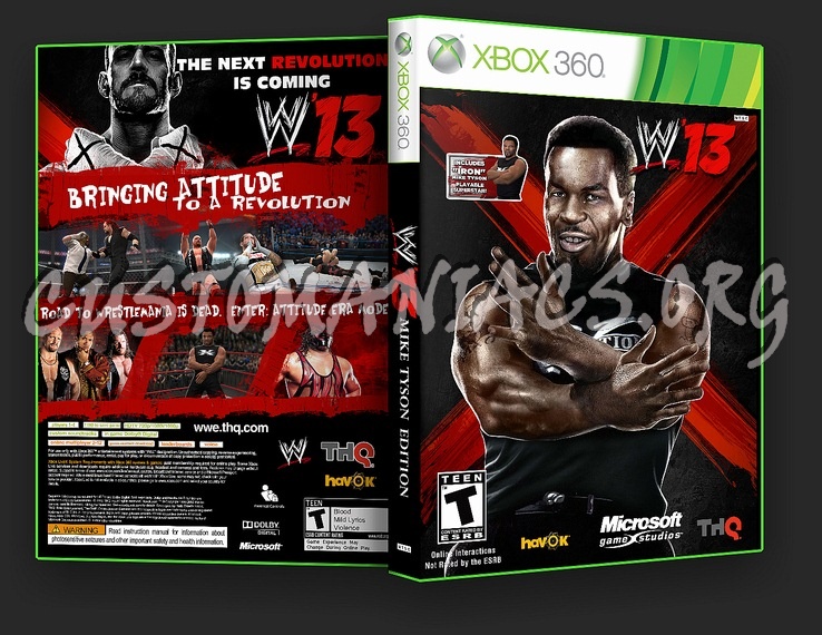 WWE 13 Mike Tyson Edition dvd cover