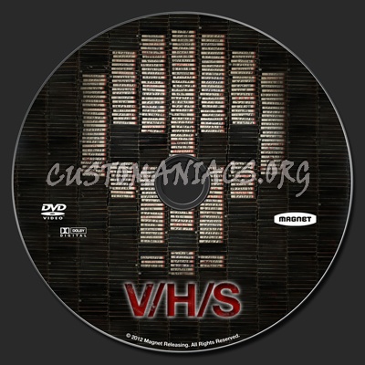 V/h/s (VHS) dvd label