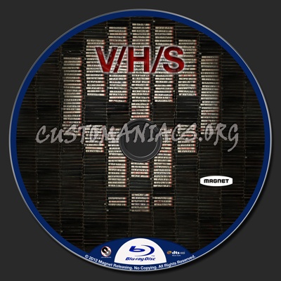 V/h/s (VHS) blu-ray label