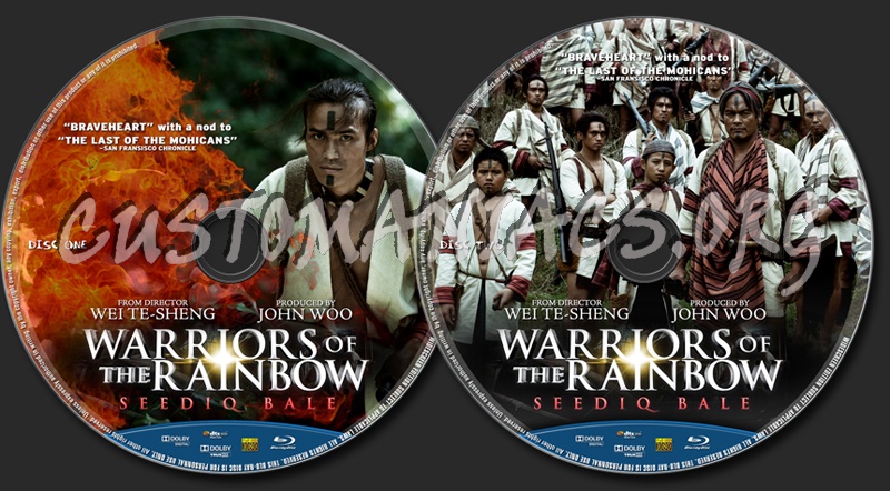 Warriors of the Rainbow: Seediq Bale blu-ray label