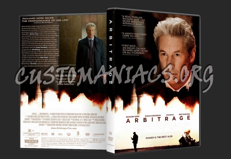 Arbitrage dvd cover