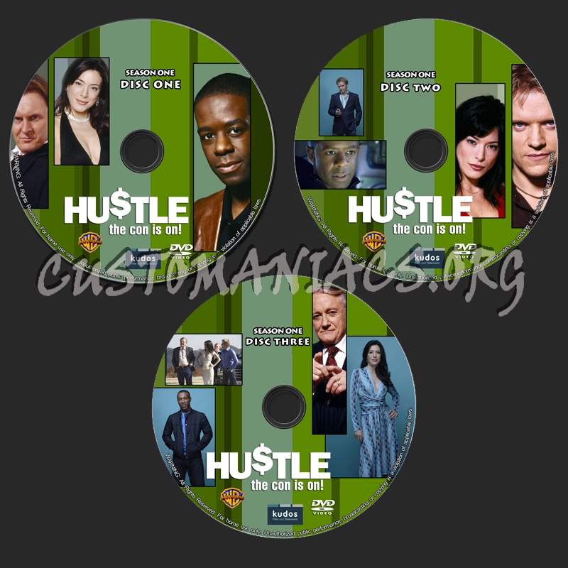 Hustle - Season 1 dvd label